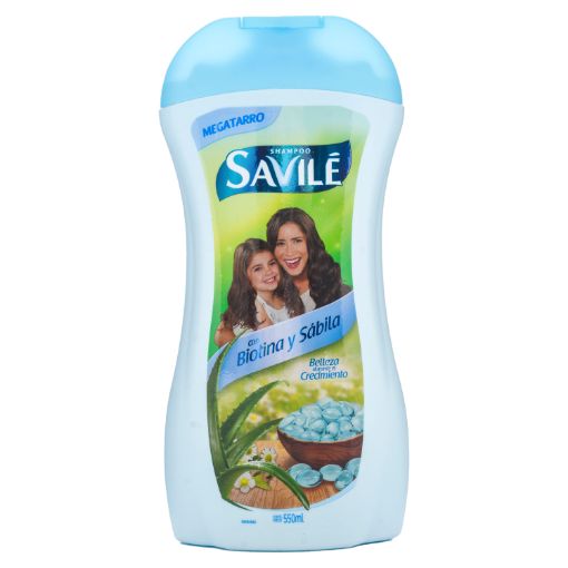 Imagen de SHAMPOO SAVILE CON BIOTINA & SABILA 550 ml 