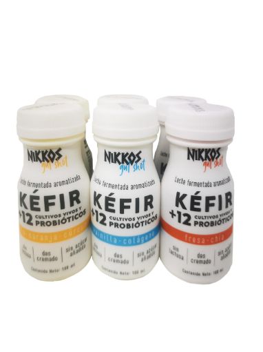 Imagen de KEFIR NIKKOS SURTIDO 6 UND 600 ml 