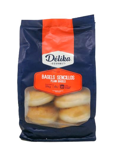 Imagen de BAGEL DELIKA SENCILLO 6 UND 594 g 