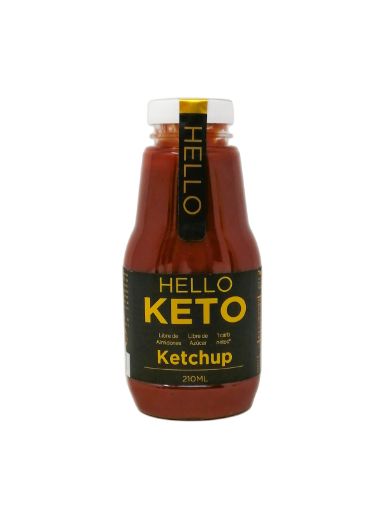 Imagen de SALSA HELLO  KETO DE TOMATE KETCHUP 210 ml 