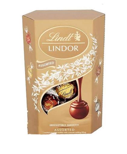 Imagen de CHOCOLATE LINDT CORNET RELLENO CREMOSO SURTIDO 75,00 g 