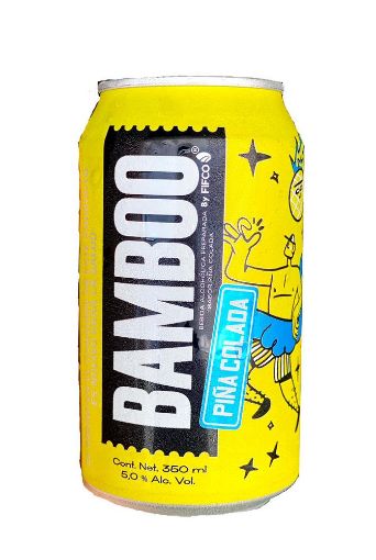 Imagen de BEBIDA ALCOHÓLICA BAM BOO PIÑA COLADA LATA 350 ml 