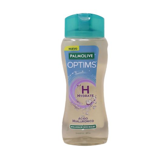 Imagen de SHAMPOO PALMOLIVE OPTIMS HYDRATE CON ÁCIDO HIALURÓNICO 680 ml 