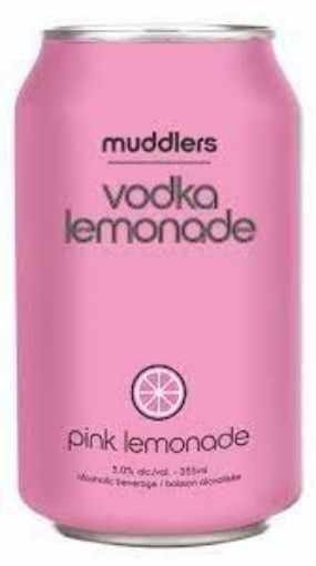 Imagen de BEBIDA ALCOHÓLICA MUDDLERS VODKA LIMONADA ROSADA LATA 355 ml 