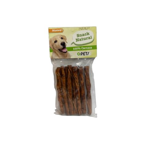 Imagen de SNACK MAS Q PETS PARA MASCOTAS TWIST CARNE 10 und 