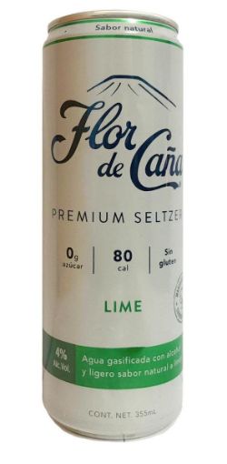 Imagen de BEBIDA ALCOHÓLICA FLOR DE CAÑA LIMA LATA 355 ml 