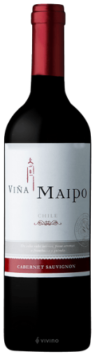 Imagen de VINO TINTO VIÑA MAIPO CABERNET SAUVIGNON 750 ML