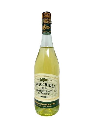 Imagen de VINO ESPUMOSO CAVICCHIOLI BLANCO LAMBRUSCO DULCE  750,00 ml 