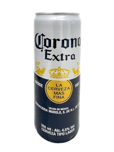 Imagen de CERVEZA CORONA EXTRA LATA  355,00 ml 