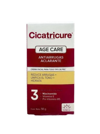 Imagen de CREMA CICATRICURE AGE CARE ANTIARRUGAS ACLARANTE 50 g 