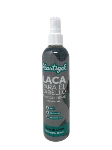 Imagen de LACA PLASTIGEL PARA CABELLO CON KERATINA 250,00 ml 