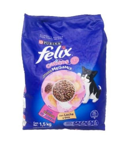 Imagen de ALIMENTO PURINA FELIX GATITOS MEGAMIX  1500,00 g 