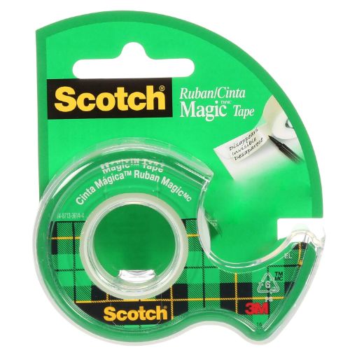 Imagen de CINTA SCOTCH MÁGICA CON DISPENSADOR  1 und 