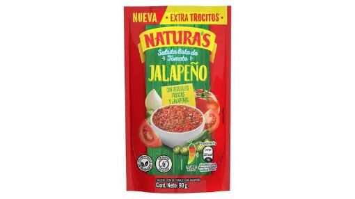 Imagen de SALSA NATURAS LISTA DE TOMATE JALAPEÑO 90 G