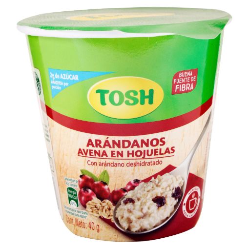 Imagen de AVENA TOSH INSTANTANEA CON ARANDANOS 40 G