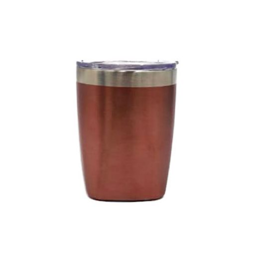 Imagen de VASO TERMICO SIMPLY ESSENTIAL ACERO INOXIDABLE MULTIFUNCIONAL ORO ROSA 1.00 UND