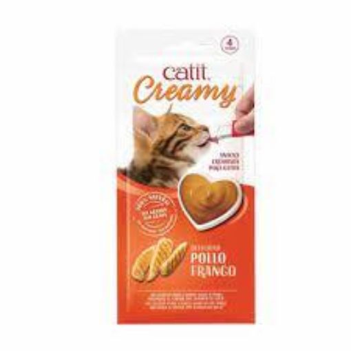 Imagen de SNACK CREMOSO CATIT POLLO FRANGO PARA GATO 40 g 