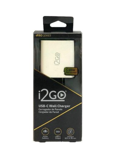 Imagen de CARGADOR I2GO DE PARED USB-C PARA CELULAR 1 und 