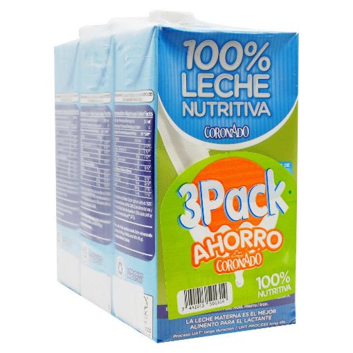 Imagen de OFERTA CORONADO 3000 ML - 3 UND LECHE UTH 1.5% 1000 ML 