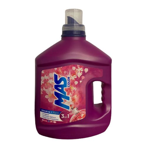 Imagen de DETERGENTE MAS COLOR RENUEVA Y FLORECE 3 EN 1 5000 ML