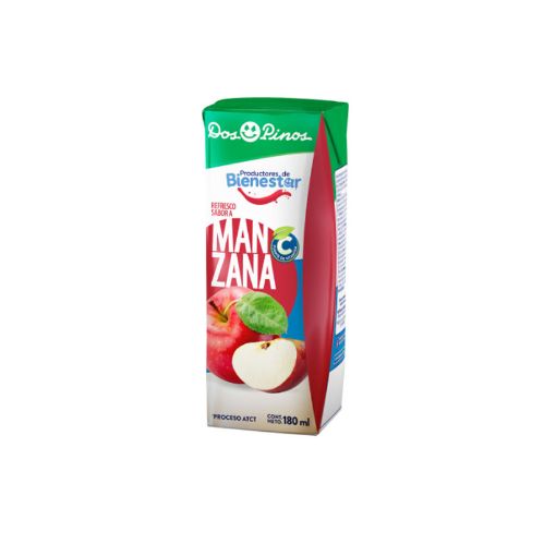 Imagen de JUGO DOS PINOS BIENESTAR MANZANA 180 ml 