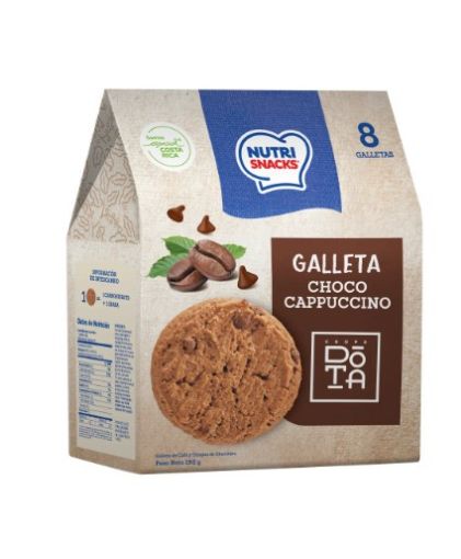 Imagen de GALLETA NUTRI SNACKS CHOCO CAPUCHINO 8 UND 192 G