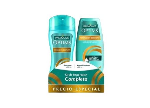 Imagen de OFERTA PALMOLIVE OPTIMS REPARACION COMPLETA 800 ML-SHAMPOO 400 ML+A 