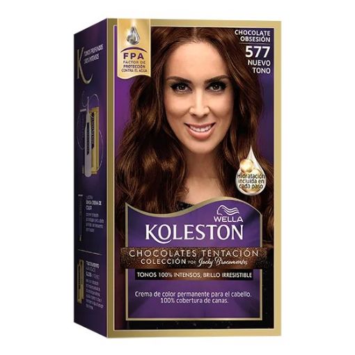 Imagen de TINTE PARA CABELLO KOLESTON CHOCOLATE OBSESION #577  1 und 