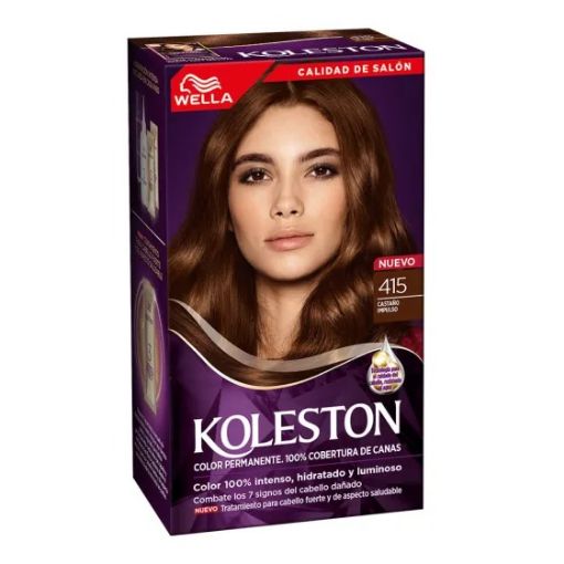 Imagen de TINTE PARA CABELLO KOLESTON CASTAÑO IMPULSO #415 1 und 