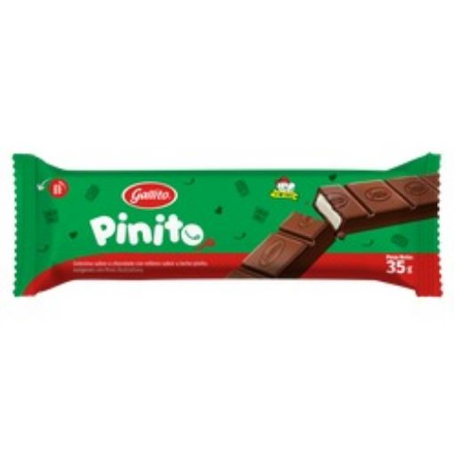 Imagen de CHOCOLATE GALLITO TABLETA RELLENO DE LECHE PINITO 35 g 