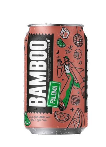 Imagen de BEBIDA ALCOHOLICA BAM BOO PALOMA LATA 350 ML