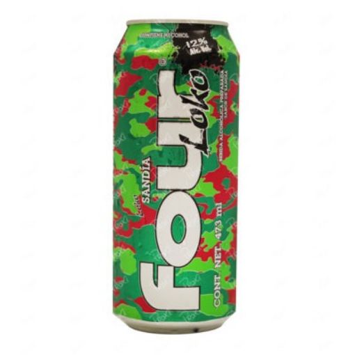 Imagen de BEBIDA ALCOHOLICA  FOUR LOKO SANDIA 473 ml 