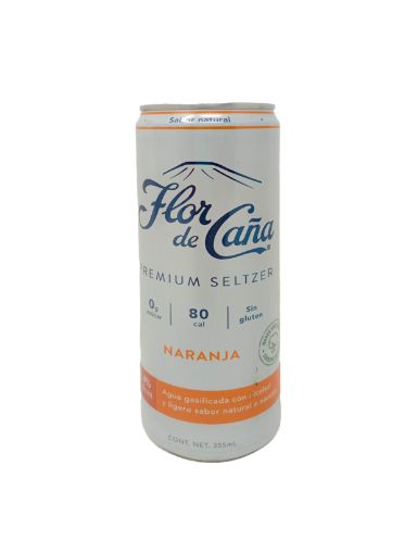 Imagen de BEBIDA ALCOHÓLICA FLOR DE CAÑA NARANJA LATA 355 ml 