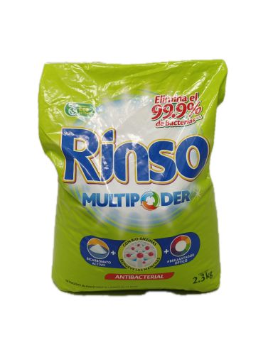 Imagen de DETERGENTE RINSO EN POLVO MULTIPODER ANTIBACTERIAL 2500.00 G