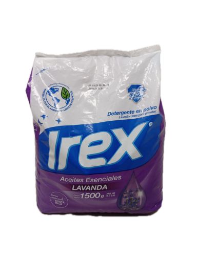 Imagen de DETERGENTE EN POLVO IREX AROMA LAVANDA 1500 G