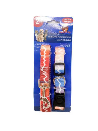 Imagen de JUEGO DE COLLAR Y CORREA PUPPY & CO PARA PERROS MEDIANO #N23-02111 1 UND