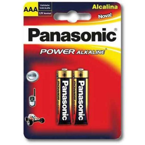 Imagen de BATERIA PANASONIC ALKALINA AAA ANTI-DERRAME  2 UND