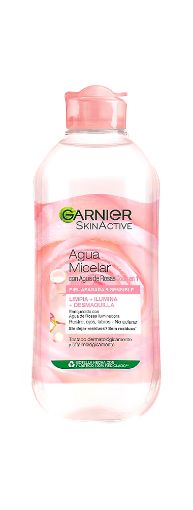 Imagen de AGUA MICELAR GARNIER AGUA DE ROSAS 400 ML