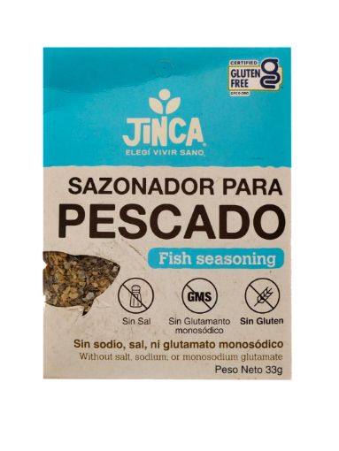 Imagen de SAZONADOR JINCA FOODS PARA PESCADO 33 G