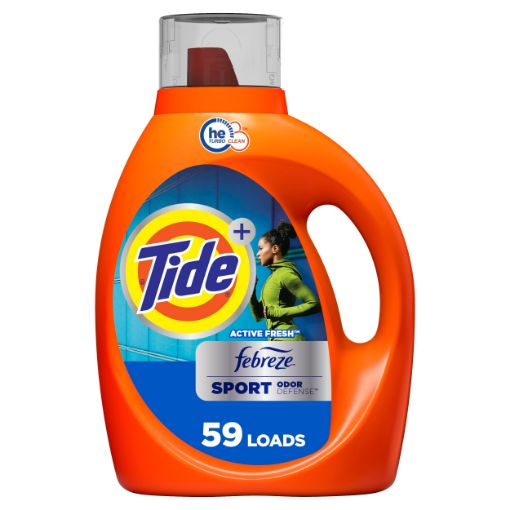 Imagen de DETERGENTE LIQUIDO TIDE SPORT ACTIVE FRESH 2480.00 ML