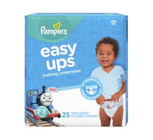 Imagen de PAÑAL PAMPERS EASY UP PARA ENTRENAMIENTO TALLA 2T-3T PARA NIÑO 25 UND