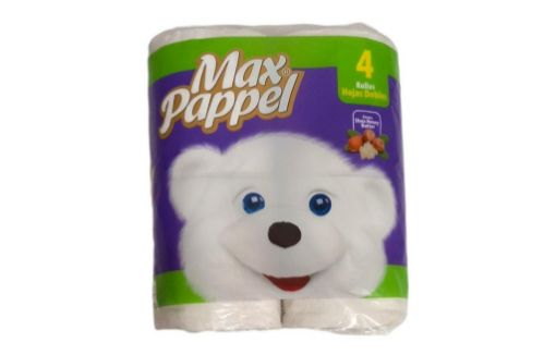 Imagen de PAPEL HIGIENICO MAX PAPPEL DOBLE HOJA 4 UND