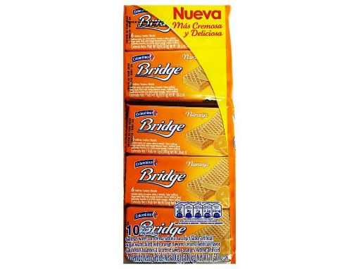 Imagen de SORBETO COLOMBINA BRIDGE NARANJA 300 G