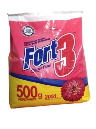 Imagen de OFERTA DETERGENTE EN POLVO FORT 3 FLORAL 1500 ML+500 G PRODUCTO GRATIS 