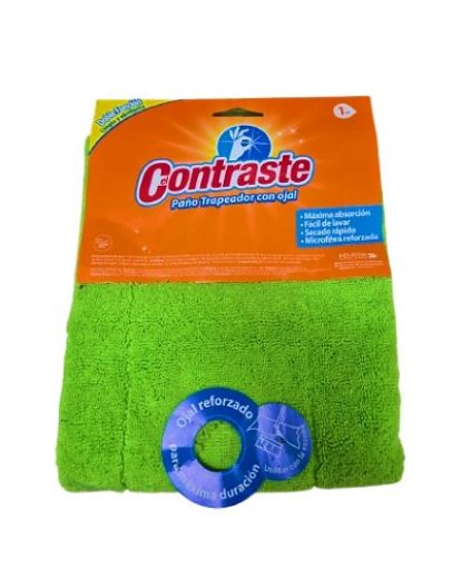 Imagen de PAÑO CONTRASTE TRAPEADOR CON OJAL 1.00 UND