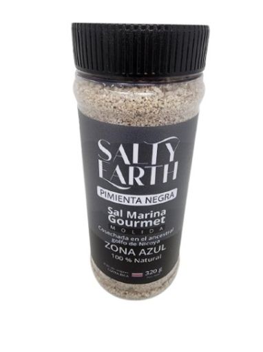 Imagen de SAL MARINA SALTY EARTH CON PIMIENTA NEGRA 320 g 