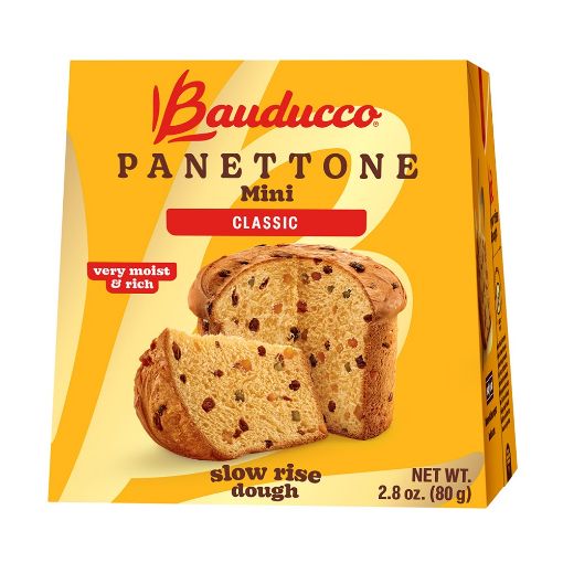 Imagen de MINI PANETTONE BAUDUCCO ORIGINAL CON FRUTA CONFITADA & PASAS 80 G