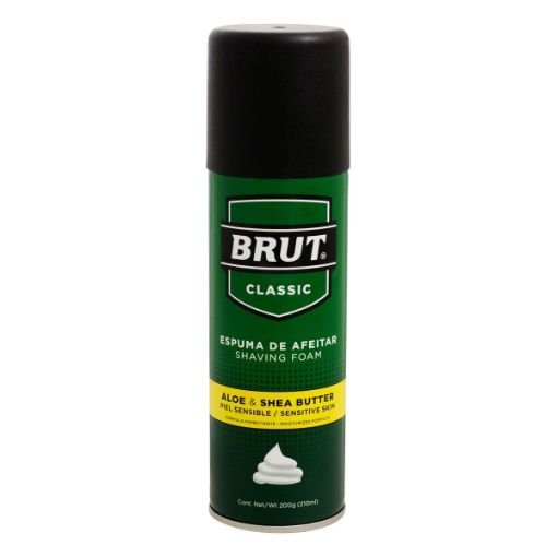 Imagen de ESPUMA DE AFEITAR BRUT CLASSIC SENSITIVE SKIN 210 ML