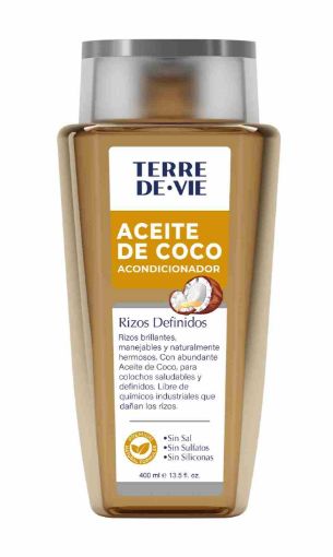 Imagen de ACONDICIONADOR TERRE DE VIE ACEITE DE COCO RIZOS DEFINIDOS 400.00 ML