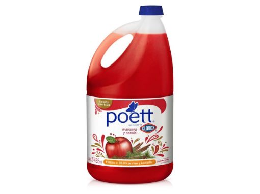 Imagen de DESINFECTANTE POETT NAVIDEÑO AROMA MANZANA Y CANELA 3785.00 ML